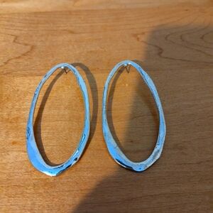 Large Silver earrings